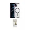 ieg™ iPhone 14 Pro Max Kılıf Nova Işık Özel Seri - Siyah Mat Seramik Nano Ekran Koruyucu