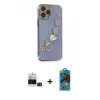 ieg™ iPhone 14 Pro Max Kılıf Nova Işık Prime - Siyah 18D Cam Ekran Koruyucu + Bilvis Titan Kamera Lens - DNMR