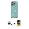 ieg™ iPhone 14 Pro Max Kılıf Nova Işık Prime - Siyah Buffer Cam Ekran Koruyucu + Bilvis Titan Kamera Lens - GD
