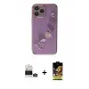 ieg™ iPhone 14 Pro Max Kılıf Nova Işık Prime - Siyah Buffer Cam Ekran Koruyucu + Bilvis Titan Kamera Lens - GD