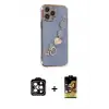 ieg™ iPhone 14 Pro Max Kılıf Nova Işık Prime - Siyah Buffer Cam Ekran Koruyucu + PVD Metal Kamera Lens - TU