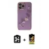 ieg™ iPhone 14 Pro Max Kılıf Nova Işık Prime - Siyah Buffer Cam Ekran Koruyucu + PVD Metal Kamera Lens - TU