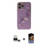 ieg™ iPhone 14 Pro Max Kılıf Nova Işık Prime - Siyah Buffer Hayalet Cam Ekran Koruyucu + Bilvis Titan Kamera Lens - GS