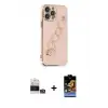 ieg™ iPhone 14 Pro Max Kılıf Nova Işık Prime - Siyah Buffer Hayalet Cam Ekran Koruyucu + Bilvis Titan Kamera Lens - GS