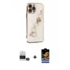 ieg™ iPhone 14 Pro Max Kılıf Nova Işık Prime - Siyah Buffer Hayalet Cam Ekran Koruyucu + Bilvis Titan Kamera Lens - GS