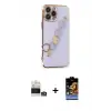 ieg™ iPhone 14 Pro Max Kılıf Nova Işık Prime - Siyah Buffer Hayalet Cam Ekran Koruyucu + Bilvis Titan Kamera Lens - GS