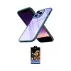 ieg™ iPhone 14 Pro Max Kılıf Nova Işık Serisi - Siyah Buffer Hayalet Cam Ekran Koruyucu