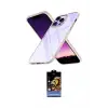 ieg™ iPhone 14 Pro Max Kılıf Nova Işık Serisi - Siyah Buffer Hayalet Cam Ekran Koruyucu