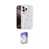ieg™ iPhone 14 Pro Max Kılıf Odak Prime - Siyah Bilvis 5in1 3D Magic Cam Ekran Koruyucu