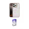 ieg™ iPhone 14 Pro Max Kılıf Odak Prime - Siyah Bilvis 5in1 3D Magic Cam Ekran Koruyucu