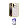 ieg™ iPhone 14 Pro Max Kılıf Odak Prime - Siyah Bilvis 5in1 3D Magic Cam Ekran Koruyucu