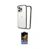 ieg™ iPhone 14 Pro Max Kılıf Pusula Asil Koleksiyonu - Siyah Buffer Hayalet Cam Ekran Koruyucu