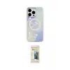 ieg™ iPhone 14 Pro Max Kılıf Pusula Form - Siyah 6D Mat Seramik Hayalet Nano Ekran Koruyucu