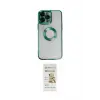 ieg™ iPhone 14 Pro Max Kılıf Pusula Form - Siyah Mat Seramik Nano Ekran Koruyucu