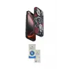 ieg™ iPhone 14 Pro Max Kılıf Siluet Doku - Şeffaf Royal Nano Ekran Koruyucu