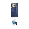 ieg™ iPhone 14 Pro Max Kılıf Siluet Form Serisi - Siyah 3D Antistatik Cam Ekran Koruyucu