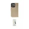 ieg™ iPhone 14 Pro Max Kılıf Siluet Işık Serisi - Şeffaf Pasifik Cam Ekran Koruyucu