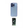 ieg™ iPhone 14 Pro Max Kılıf Siluet Minimal Özel Seri - Siyah 360 Mat Full Body Arka Koruyucu