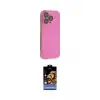 ieg™ iPhone 14 Pro Max Kılıf Siluet Minimal Özel Seri - Siyah Buffer Hayalet Cam Ekran Koruyucu