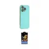 ieg™ iPhone 14 Pro Max Kılıf Siluet Minimal Özel Seri - Siyah Buffer Hayalet Cam Ekran Koruyucu