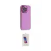 ieg™ iPhone 14 Pro Max Kılıf Siluet Minimal Özel Seri - Siyah Joko 5D Cam