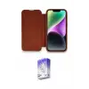 ieg™ iPhone 14 Pro Max Kılıf Siluet Minimal Serisi - Siyah Bilvis 5in1 3D Magic Cam Ekran Koruyucu