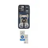 ieg™ iPhone 14 Pro Max Kılıf Siluet Modern Özel Seri - Şeffaf Royal Nano Ekran Koruyucu