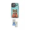ieg™ iPhone 14 Pro Max Kılıf Siluet Modern Özel Seri - Şeffaf Royal Nano Ekran Koruyucu