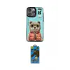 ieg™ iPhone 14 Pro Max Kılıf Siluet Modern Özel Seri - Siyah 18D Cam Ekran Koruyucu