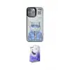 ieg™ iPhone 14 Pro Max Kılıf Siluet Modern Özel Seri - Siyah Bilvis 5in1 5D Magic Hayalet Cam Ekran Koruyucu
