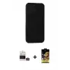 ieg™ iPhone 14 Pro Max Kılıf Vadi Çizgi Prime - Siyah Buffer Cam Ekran Koruyucu + Bilvis Titan Kamera Lens - GS