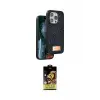ieg™ iPhone 14 Pro Max Kılıf Vadi Klasik Serisi - Siyah Buffer Cam Ekran Koruyucu