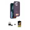 ieg™ iPhone 14 Pro Max Kılıf Vadi Klasik Serisi - Siyah Buffer Cam Ekran Koruyucu + Bilvis Titan Kamera Lens - SH
