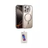 ieg™ iPhone 14 Pro Max Kılıf Yadigar Asil Koleksiyonu - Siyah Joko 5D Cam