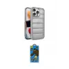 ieg™ iPhone 14 Pro Max Kılıf Yadigar Doku Özel Seri - Siyah 18D Cam Ekran Koruyucu