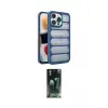 ieg™ iPhone 14 Pro Max Kılıf Yadigar Doku Özel Seri - Siyah 360 Mat Full Body Arka Koruyucu