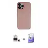 ieg™ iPhone 14 Pro Max Kılıf Yadigar Yansıma Serisi - Siyah Bilvis 5in1 5D Magic Hayalet Cam Ekran Koruyucu + Bilvis Titan Kamera Lens - DNMR
