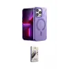 ieg™ iPhone 14 Pro Max Kılıf Yankı Çizgi - Siyah Bilvis 3D Mat Cam Ekran Koruyucu