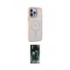 ieg™ iPhone 14 Pro Max Kılıf Yankı Işık Özel Seri - Siyah 360 Mat Full Body Arka Koruyucu
