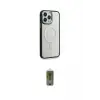 ieg™ iPhone 14 Pro Max Kılıf Yankı Işık Özel Seri - Siyah Joko Magic 5D Hayalet Cam