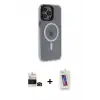ieg™ iPhone 14 Pro Max Kılıf Yankı Işık Prime - Siyah Joko 5D Cam + Bilvis Titan Kamera Lens - SH
