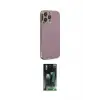 ieg™ iPhone 14 Pro Max Kılıf Yankı Serisi - Şeffaf 360 Full Body Arka Koruyucu
