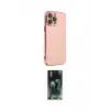 ieg™ iPhone 14 Pro Max Kılıf Yankı Serisi - Şeffaf 360 Full Body Arka Koruyucu