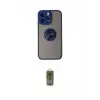 ieg™ iPhone 14 Pro Max Kılıf Yörünge Çizgi - Siyah Joko Magic 5D Hayalet Cam