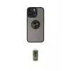 ieg™ iPhone 14 Pro Max Kılıf Yörünge Çizgi - Siyah Joko Magic 5D Hayalet Cam