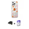 ieg™ iPhone 14 Pro Max Kılıf Yörünge Işık Prime - Siyah Bilvis 5in1 3D Magic Cam Ekran Koruyucu + Raze Metal Kamera Lens - GD