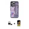 ieg™ iPhone 14 Pro Max Kılıf Zirve Form Özel Seri - Siyah Buffer Cam Ekran Koruyucu + Bilvis Titan Kamera Lens - SH