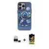ieg™ iPhone 14 Pro Max Kılıf Zirve Form Özel Seri - Siyah Buffer Cam Ekran Koruyucu + Bilvis Titan Kamera Lens - SH