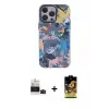 ieg™ iPhone 14 Pro Max Kılıf Zirve Form Özel Seri - Siyah Buffer Cam Ekran Koruyucu + Bilvis Titan Kamera Lens - SH