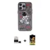 ieg™ iPhone 14 Pro Max Kılıf Zirve Form Özel Seri - Siyah Buffer Cam Ekran Koruyucu + Bilvis Titan Kamera Lens - SH